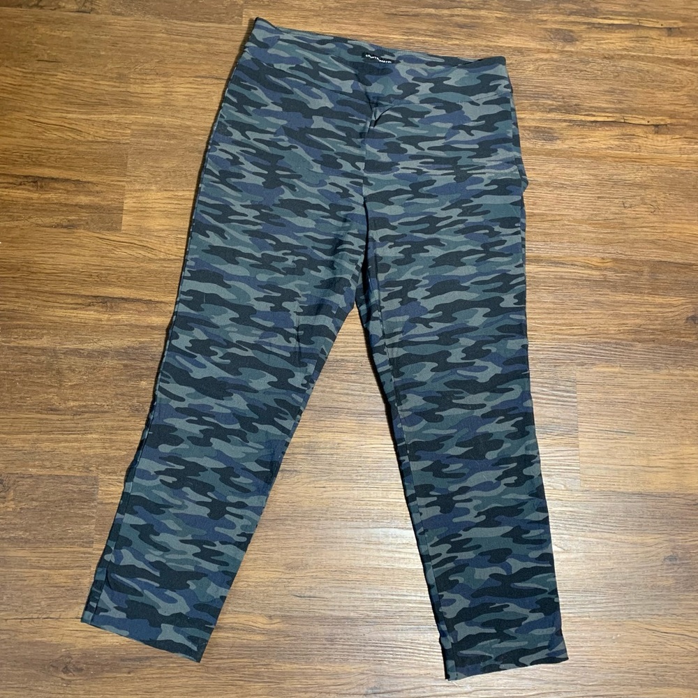 Counterparts Blue Camo Stretch Leggings